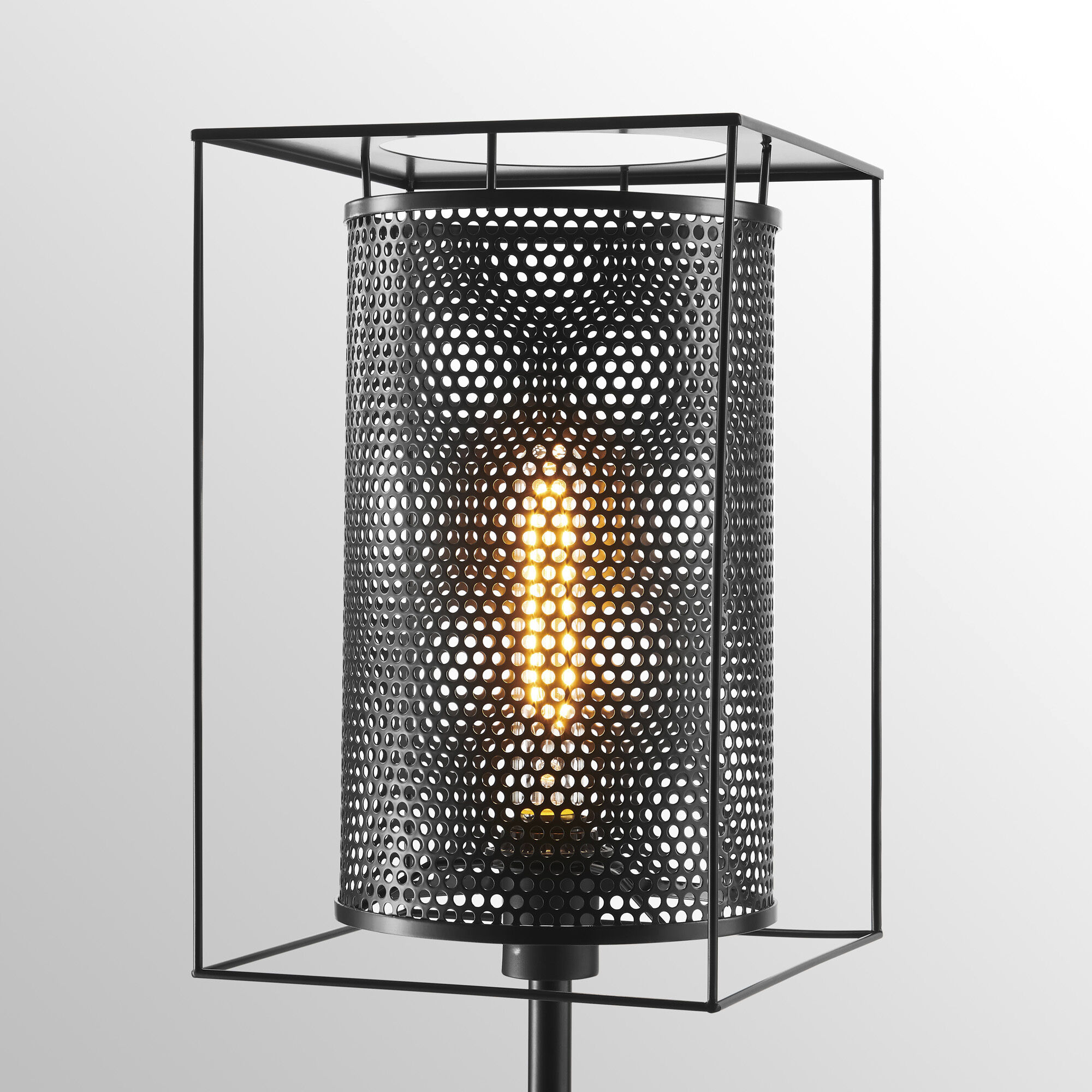 Stein 66.5 inch 60.00 watt Black Floor Lamp Portable Light