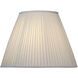 Ellie Off White 16 inch Lampshade, Empire