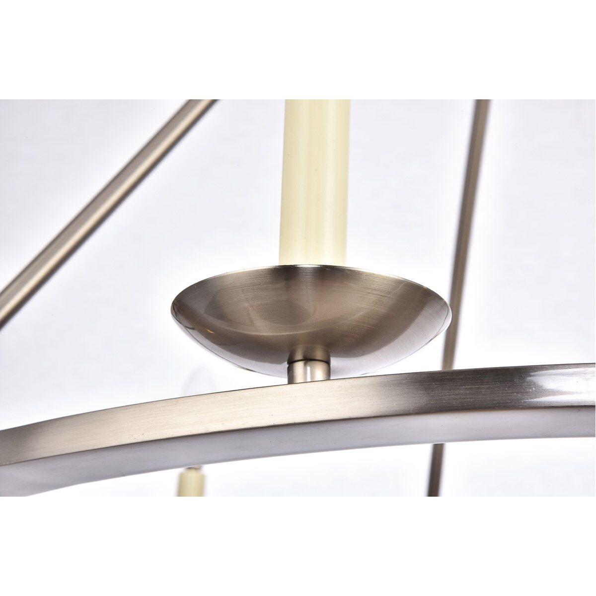 Maine 6 Light 32.4 inch Burnished Nickel Chandelier Ceiling Light