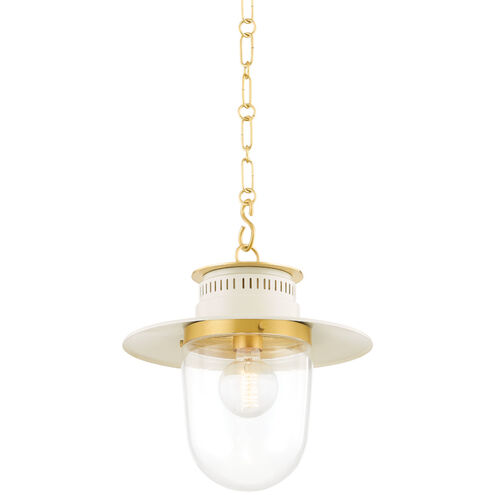 Nori 1 Light 13 inch Aged Brass Pendant Ceiling Light