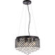 Tully 6 Light 16 inch Black Pendant Ceiling Light