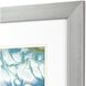 Abstract Collection Contemporary Style In Chrome-Silver Framed Art
