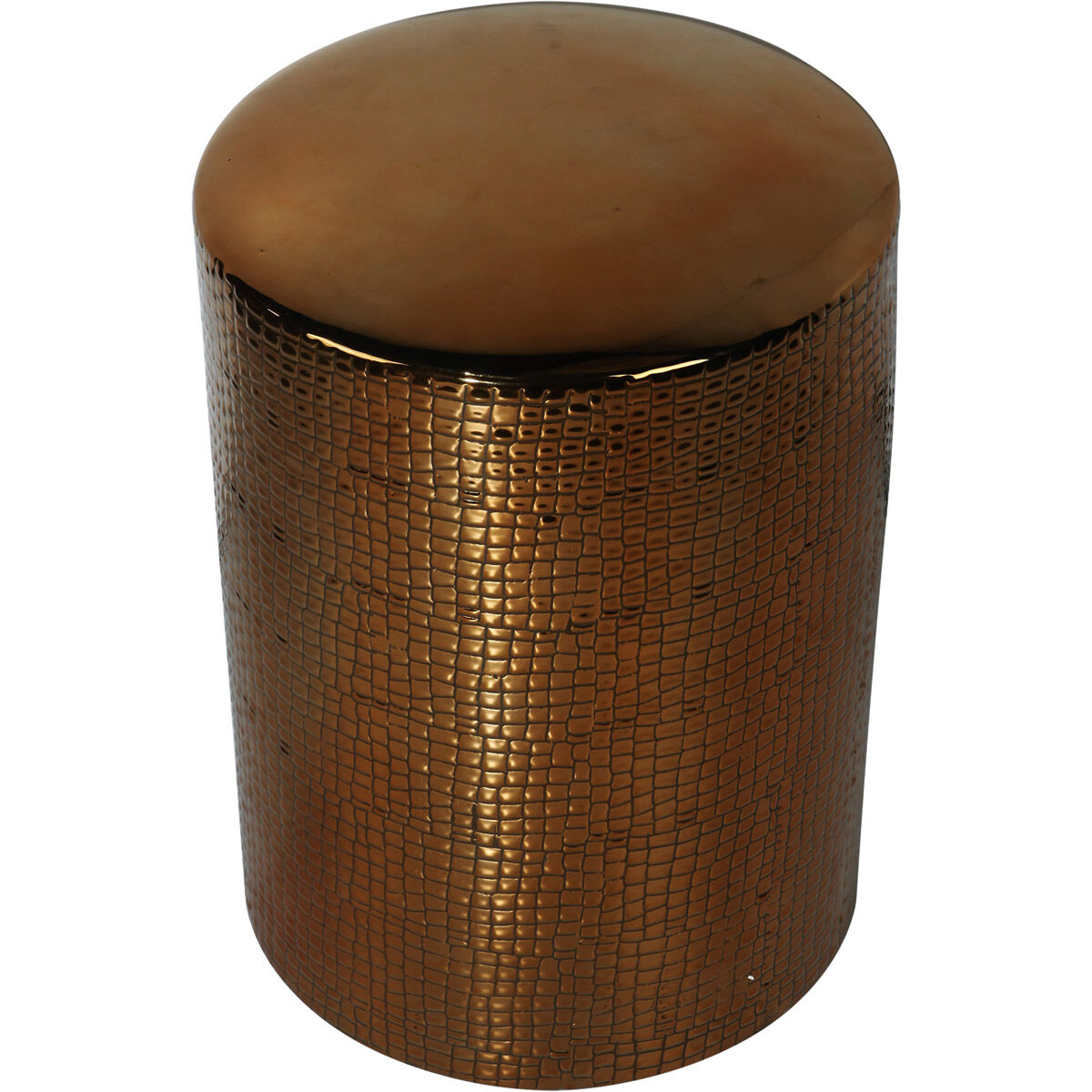 A B Home JC0065 Signature 18 inch Copper Garden Stool