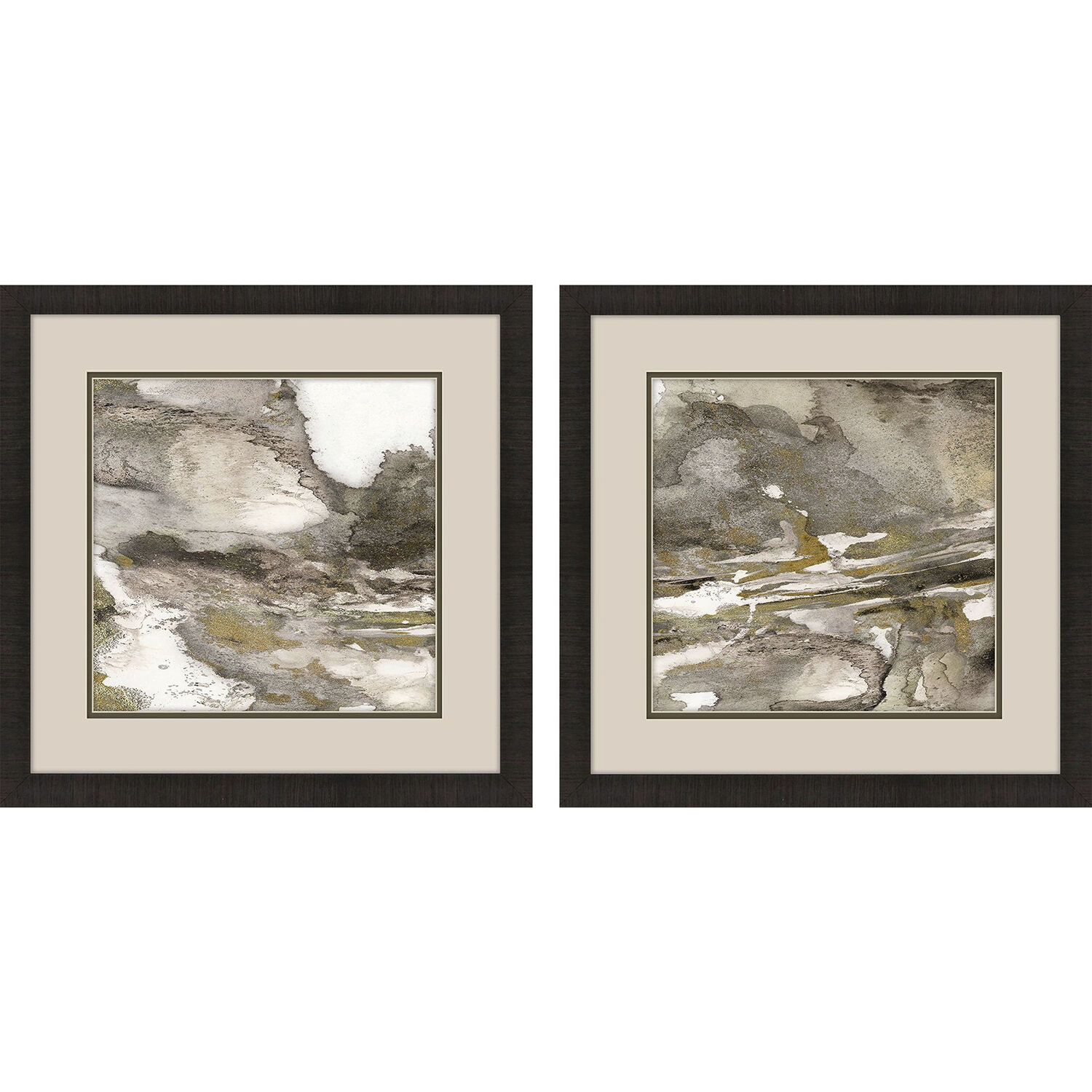 Urban Reflection Brown and Beige and Neutral and Gray Framed Art, Propac