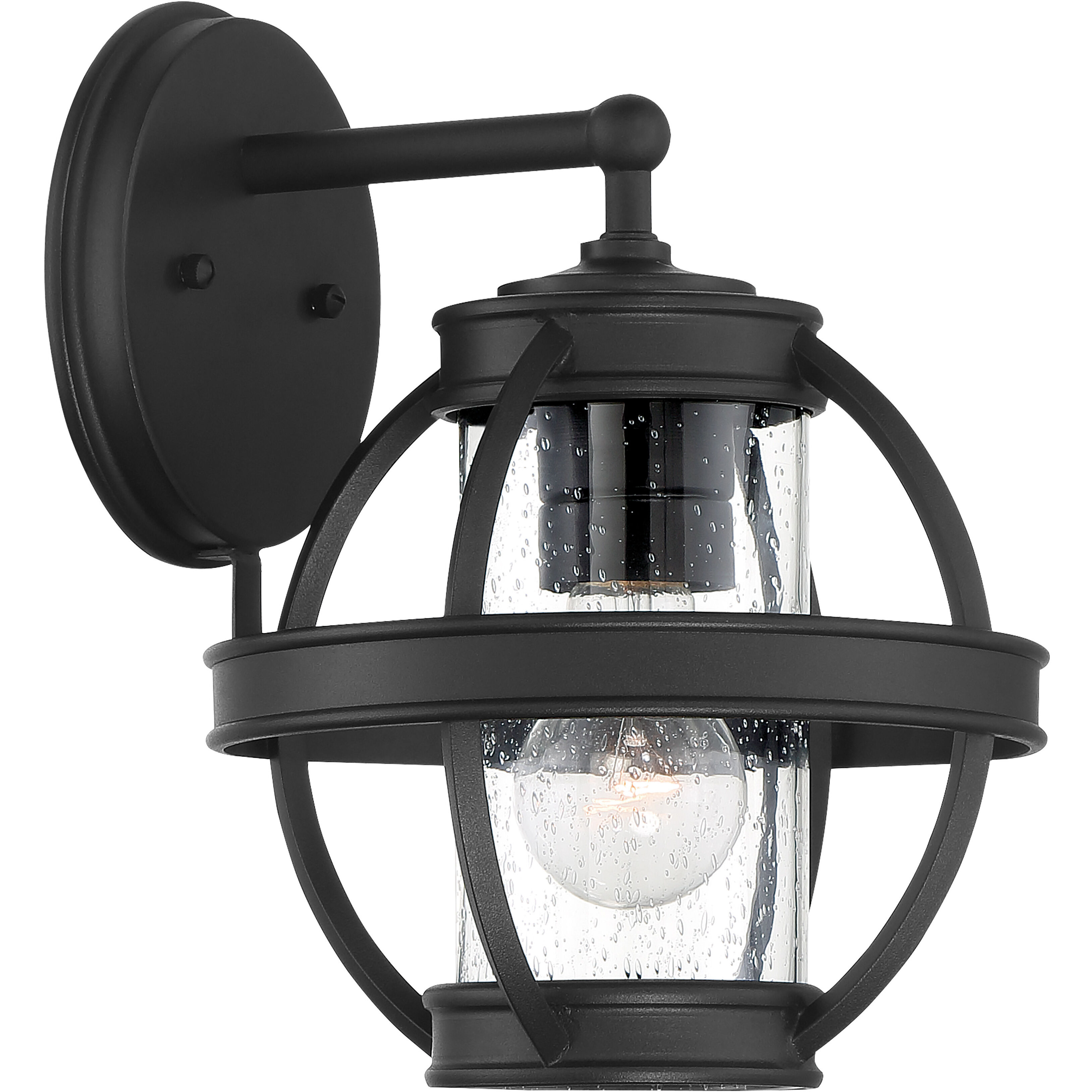 Cumberland Court 1 Light 11 inch Sand Coal Outdoor Wall Mount, Great Outdoors