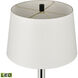 Roseden Court 62 inch 9 watt Clear with Matte Black Floor Lamp Portable Light