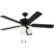 Linden 52 LED 3 52 inch Midnight Black Ceiling Fan