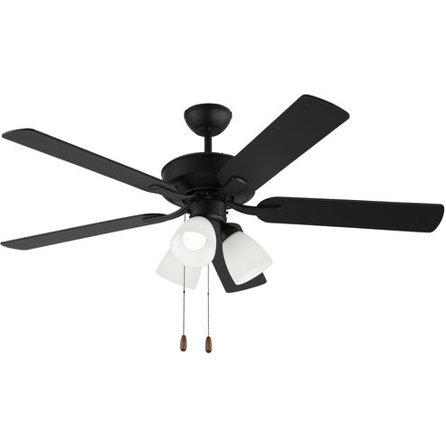 Linden 52 LED 3 52 inch Midnight Black Ceiling Fan