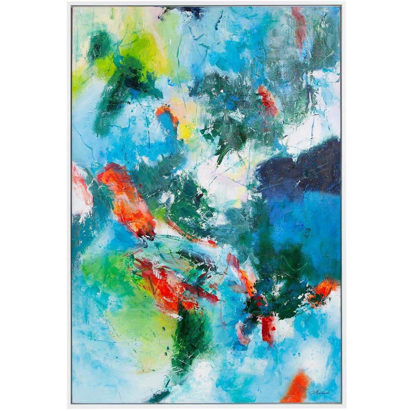 Jubilee 61.75 X 41.75 inch Hand Painted Canvas