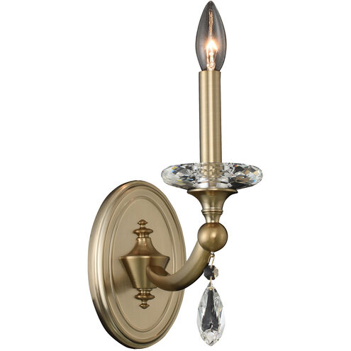 Floridia 1 Light 5 inch Matte Brushed Champagne Gold Wall Sconce Wall Light