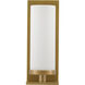 Bournemouth 1 Light 4.5 inch Antique Brass/Opaque Glass Wall Sconce Wall Light