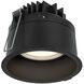 Facet Black Regressed in Color Temperature Changing, Gimbal Down Light