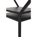 Downtown B Matte Black Bookcase