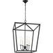 Maddox 4 Light 20 inch Black Pendant Ceiling Light