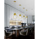 Pulley LED 8 inch Satin Gold Mini Pendant Ceiling Light