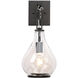 Tear Drop 1 Light 7.5 inch Oil Rubbed Bronze Wall Sconce Wall Light