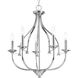 Tinsley 5 Light 23 inch Polished Chrome Chandelier Ceiling Light