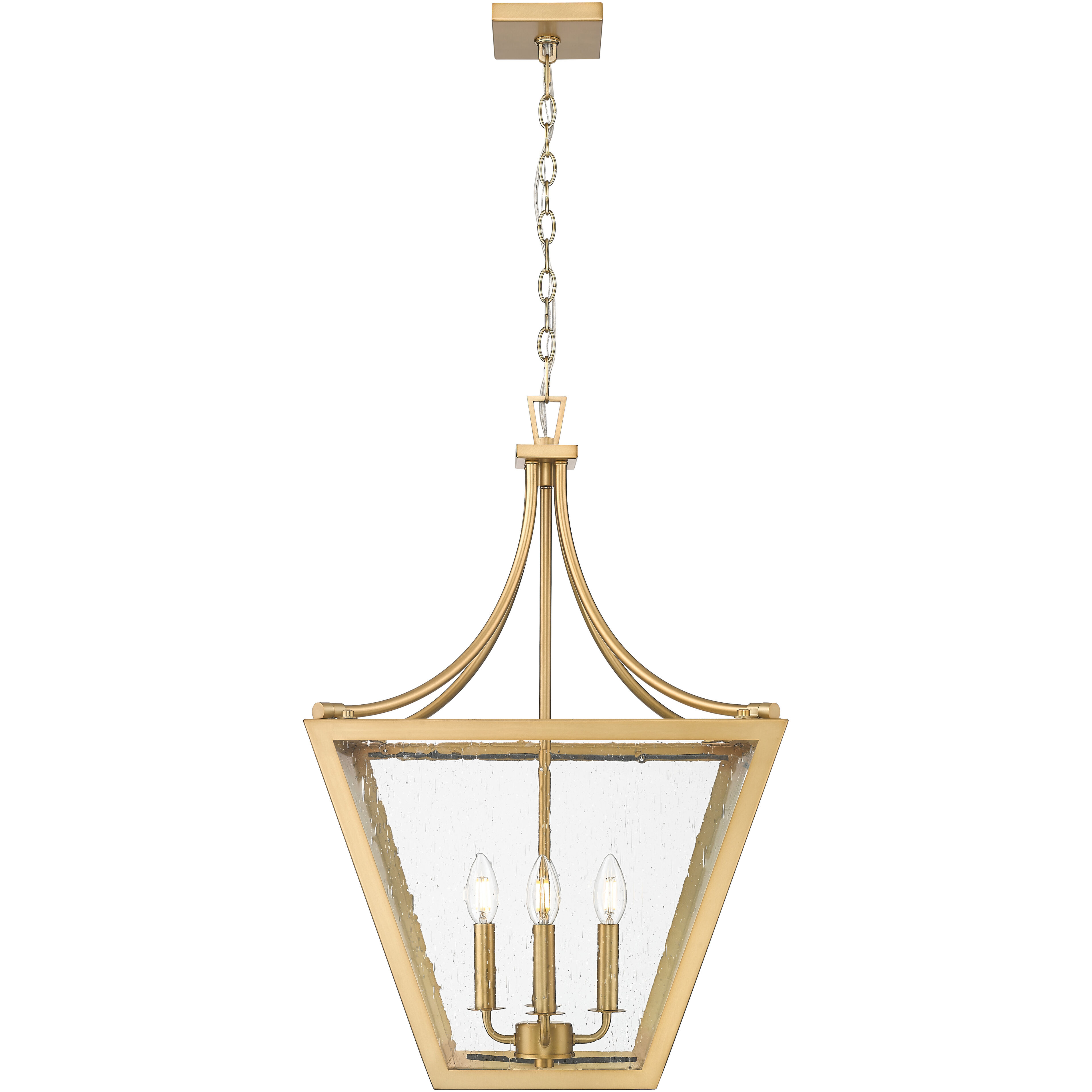 Montalcino 4 Light 18 inch Rubbed Brass Chandelier Ceiling Light