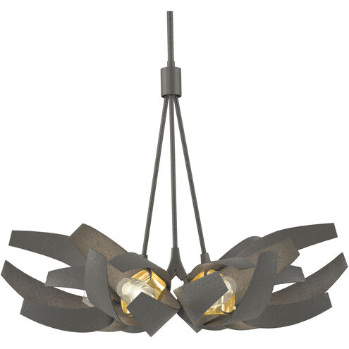 Corona 6 Light 26.9 inch Natural Iron Pendant Ceiling Light