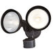 Outdoor Security LED 8 inch Bronze Outdoor Security