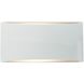 Ambiance 1 Light 10 inch Gloss White Wall Sconce Wall Light