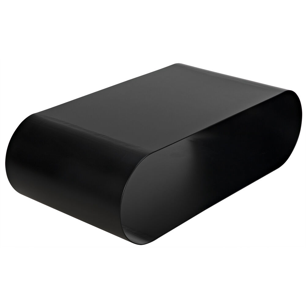 Hera 48 X 24 inch Matte Black Coffee Table