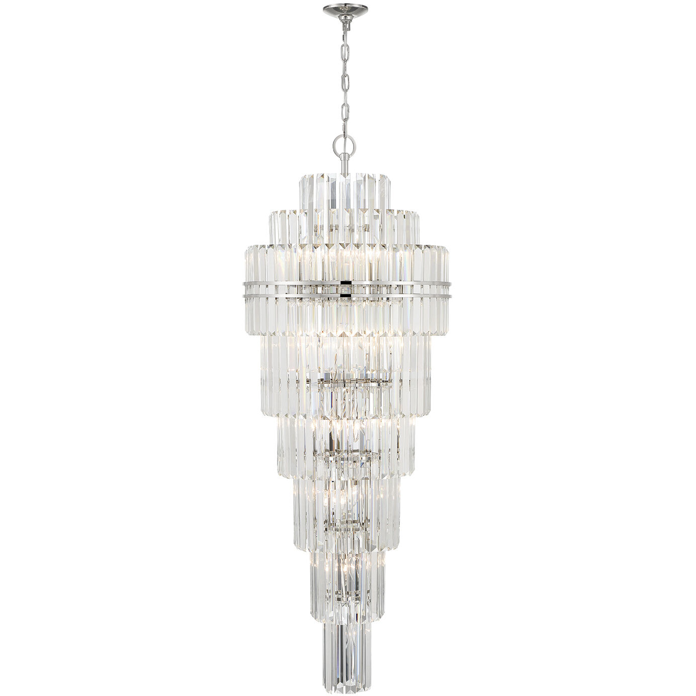Hayes 31 Light 24 inch Polished Nickel Chandelier Ceiling Light