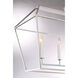 Aviary 6 Light 54 inch Polished Nickel Island Chandelier Ceiling Light 
