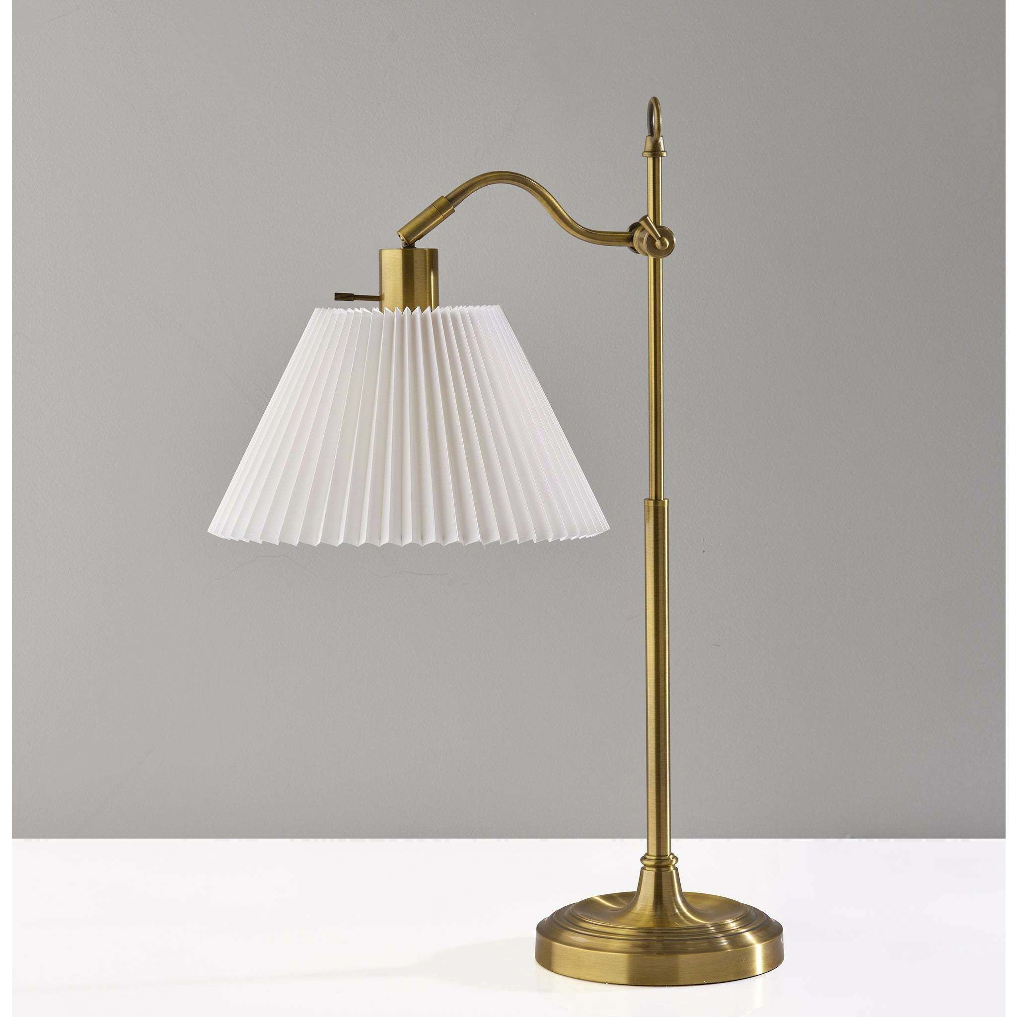 Derby 26 inch 60.00 watt Antique Brass Table Lamp Portable Light