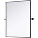 Amoura 36 X 30 inch Black Mirror