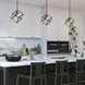 Cassio Pendant Ceiling Light in Matte Black