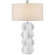 Salizzole 31.25 inch 150 watt White Table Lamp Portable Light