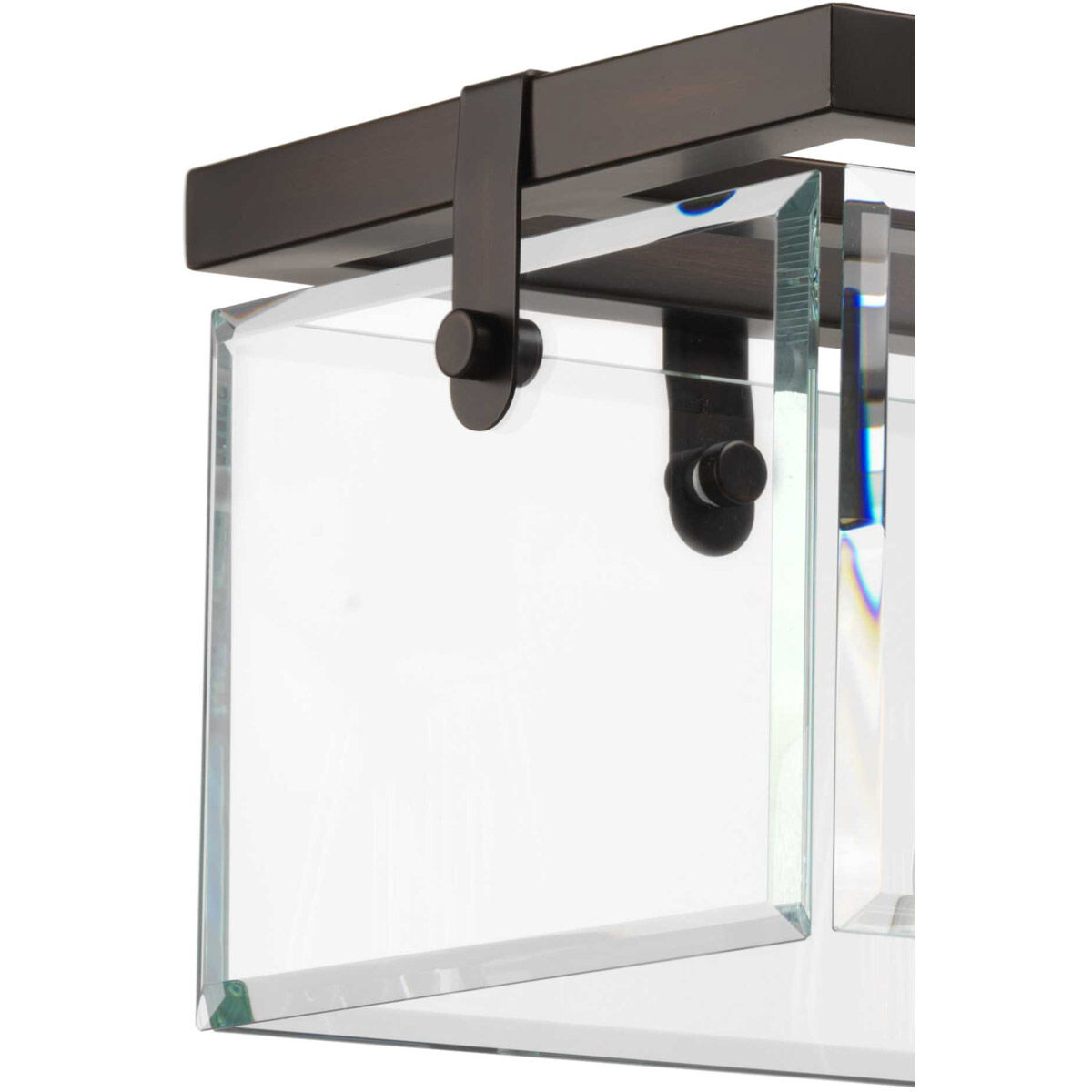 Glayse 5 Light 37 inch Antique Bronze Linear Chandelier Ceiling Light, Design Series