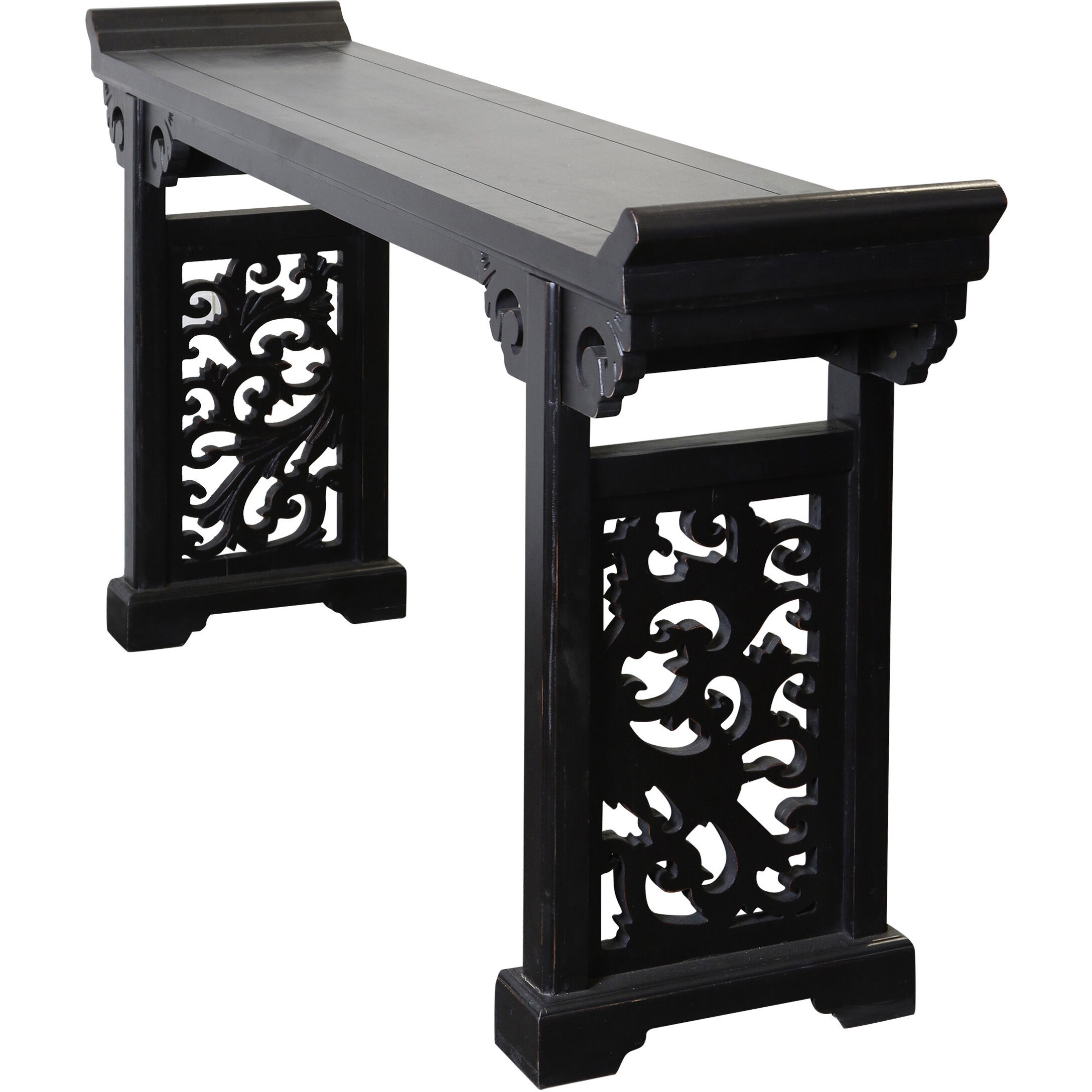 Jiamen 72 X 15 inch Black Console Table