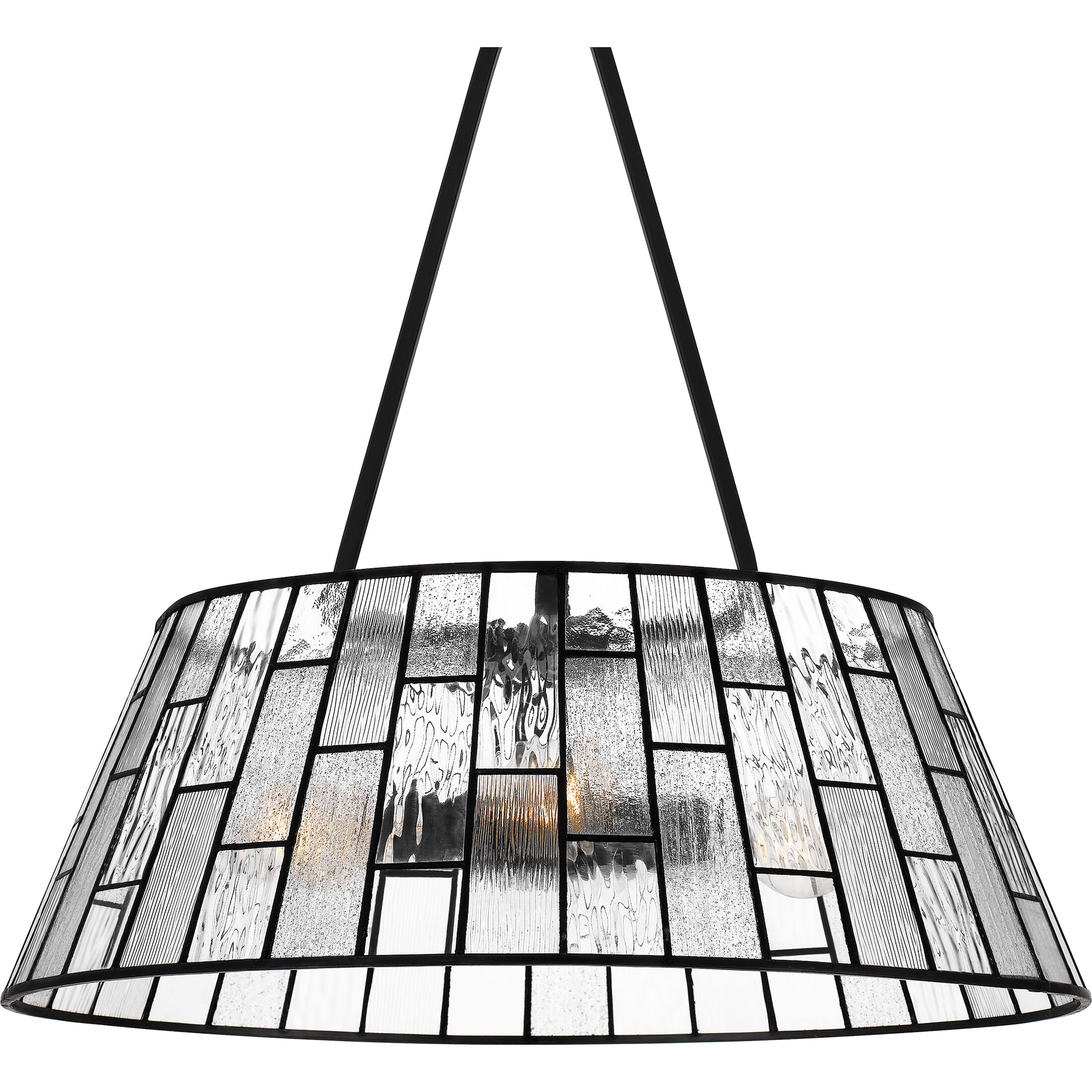 Rainier 4 Light 22 inch Matte Black Pendant Ceiling Light