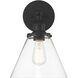 Barwell 1 Light 10 inch Coal Black Bath Vanity Light Wall Light
