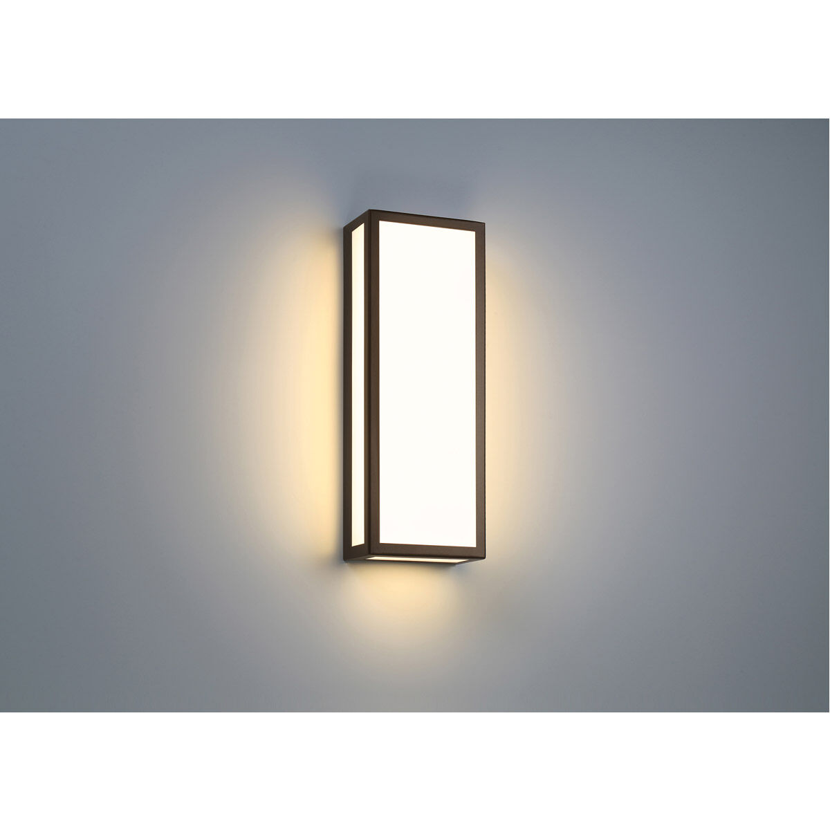 GEO LED 18 inch Bronze Outdoor Wall Sconce
