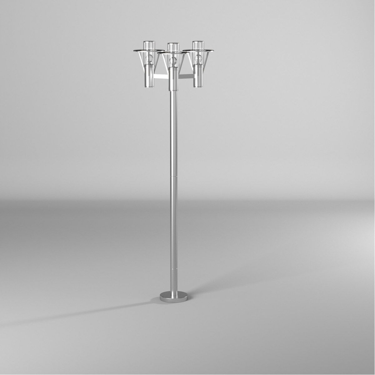 Belfast LED 86.75 inch Stainless Steel Outdoor Post Light