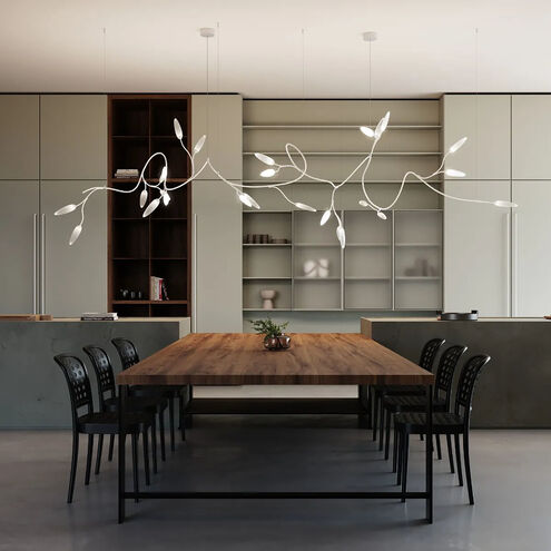 Vines LED 158.5 inch Satin White Chandelier Ceiling Light