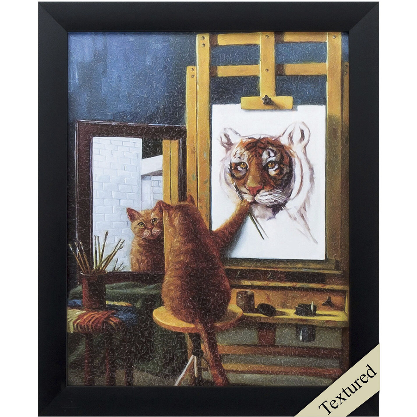 Animals 11 X 9 inch Non-Glass Framed Art, Propac
