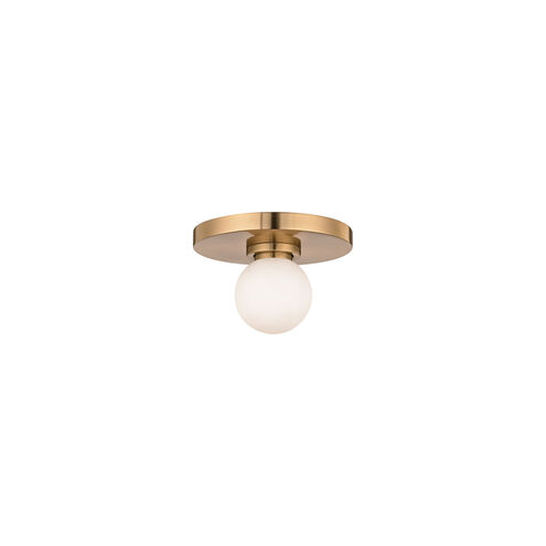 Taft LED 4.75 inch Aged Brass ADA Wall Sconce Wall Light, Opal Matte