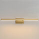 Rubelle 26 watt 31.5 inch Gold Picture Light Wall Light