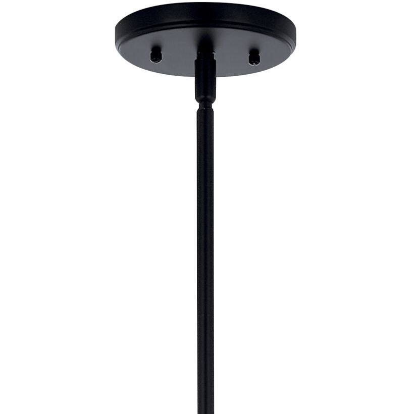 Velestino 4 Light 5.25 inch Black Chandelier Linear Ceiling Light