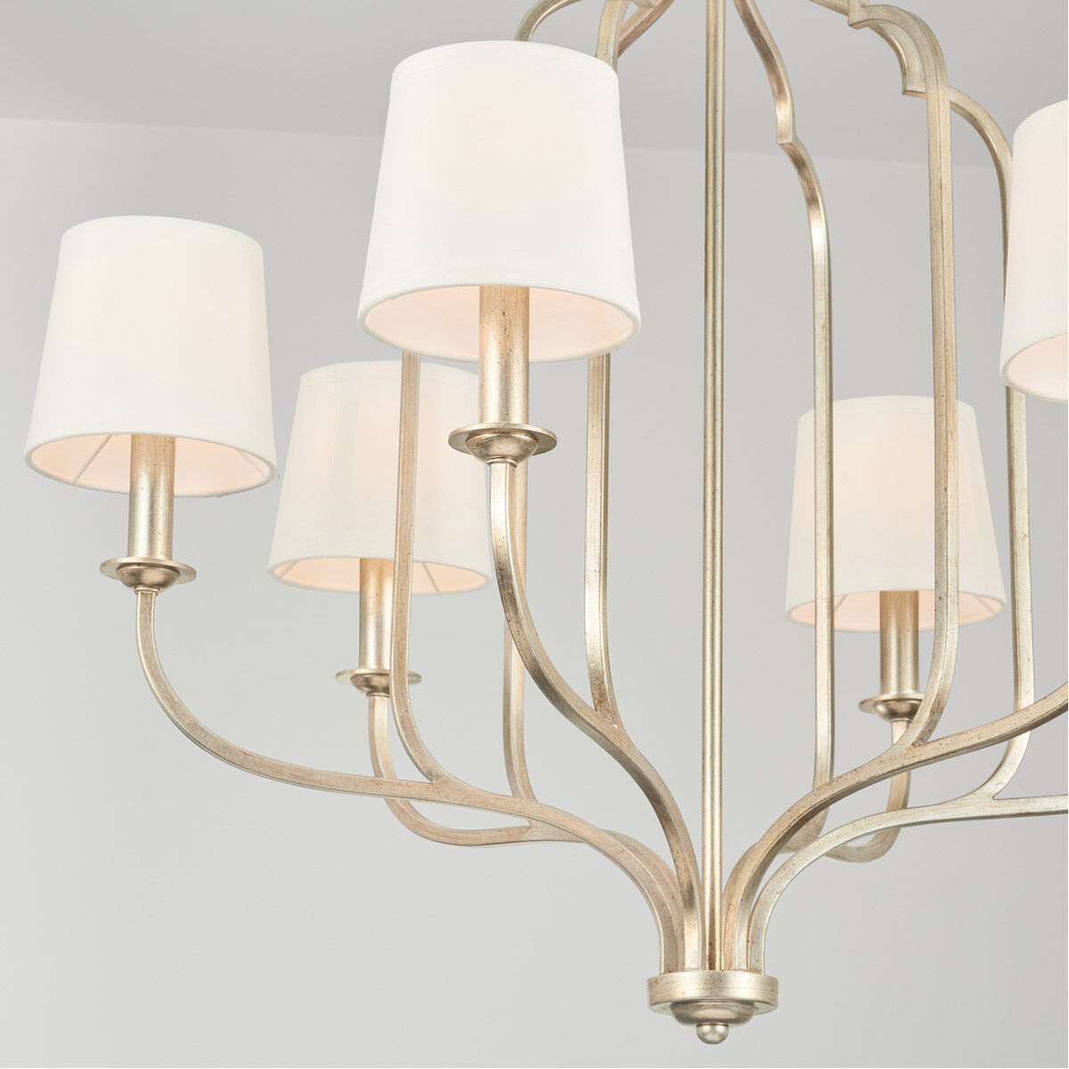 Ophelia 6 Light 31 inch Winter Gold Chandelier Ceiling Light