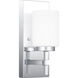 Wilburn LED 6 inch Polished Chrome Bath Light Wall Light
