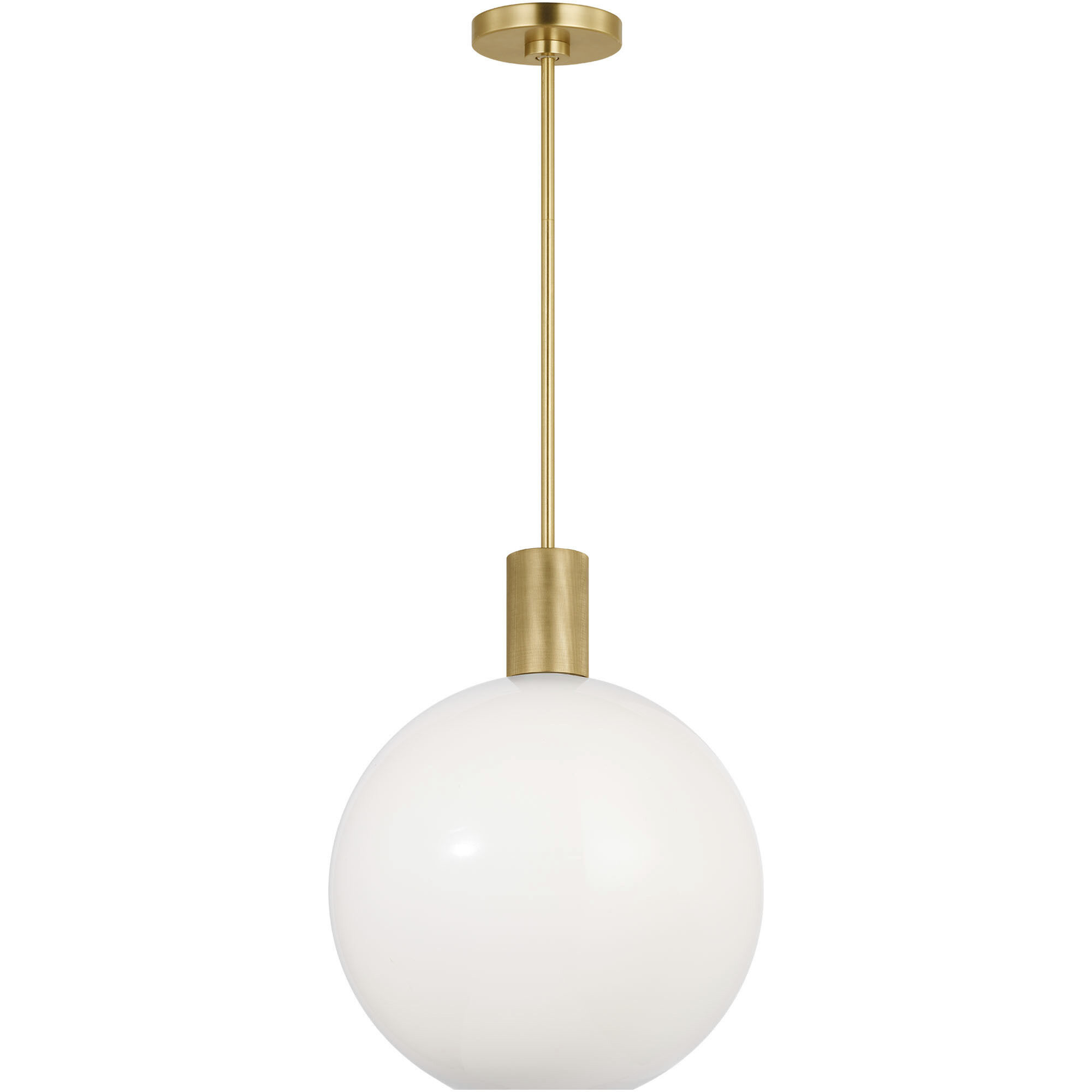Drew & Jonathan Colewood 1 Light 15.5 inch Satin Brass Pendant Ceiling Light, Medium
