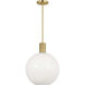 Drew & Jonathan Colewood 1 Light 15.5 inch Satin Brass Pendant Ceiling Light, Medium