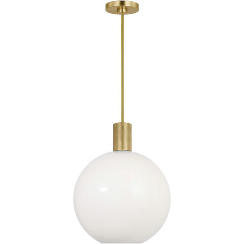 Drew & Jonathan Colewood 1 Light 15.5 inch Satin Brass Pendant Ceiling Light, Medium