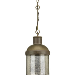 Idaho 1 Light 10 inch Aged Brass Pendant Ceiling Light, Jeffrey Alan Marks, Design Series