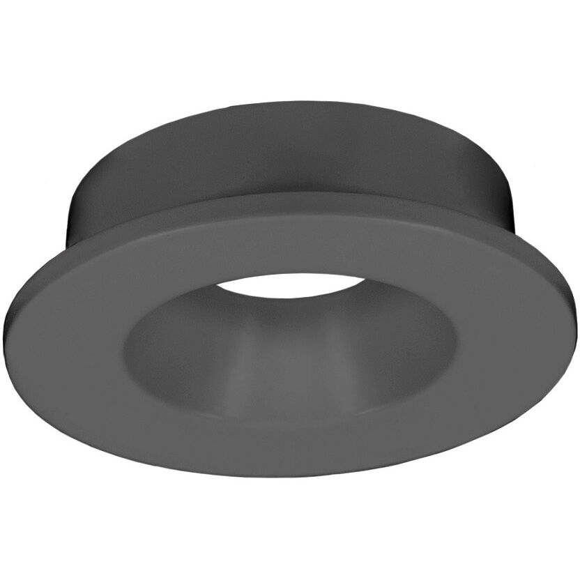 Micro Black Downlight Trim, Round